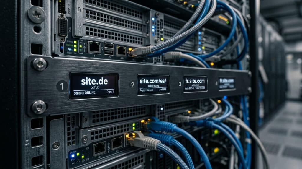 International SEO URL structures compared: ccTLDs, subdirectories, and subdomains