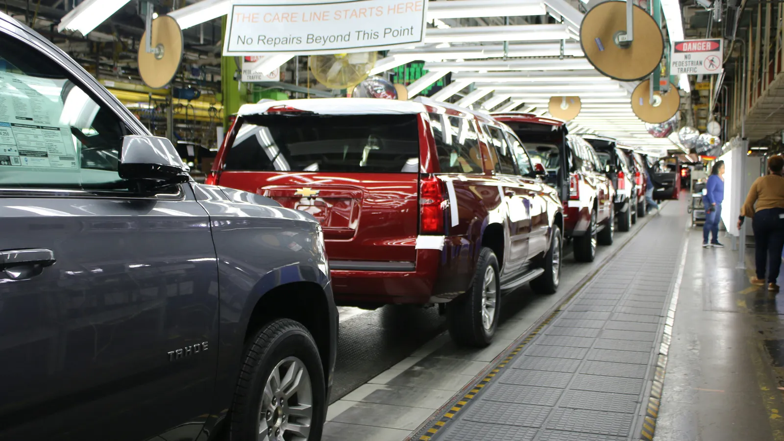 Car assembly line, representing automotive-sector interpreting