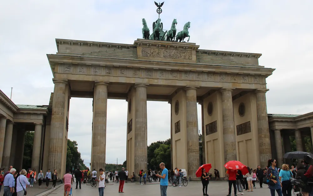 The Brandenburg Gate in Berlin