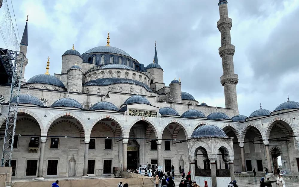Courtyard of the Blue Mosque, Istanbul