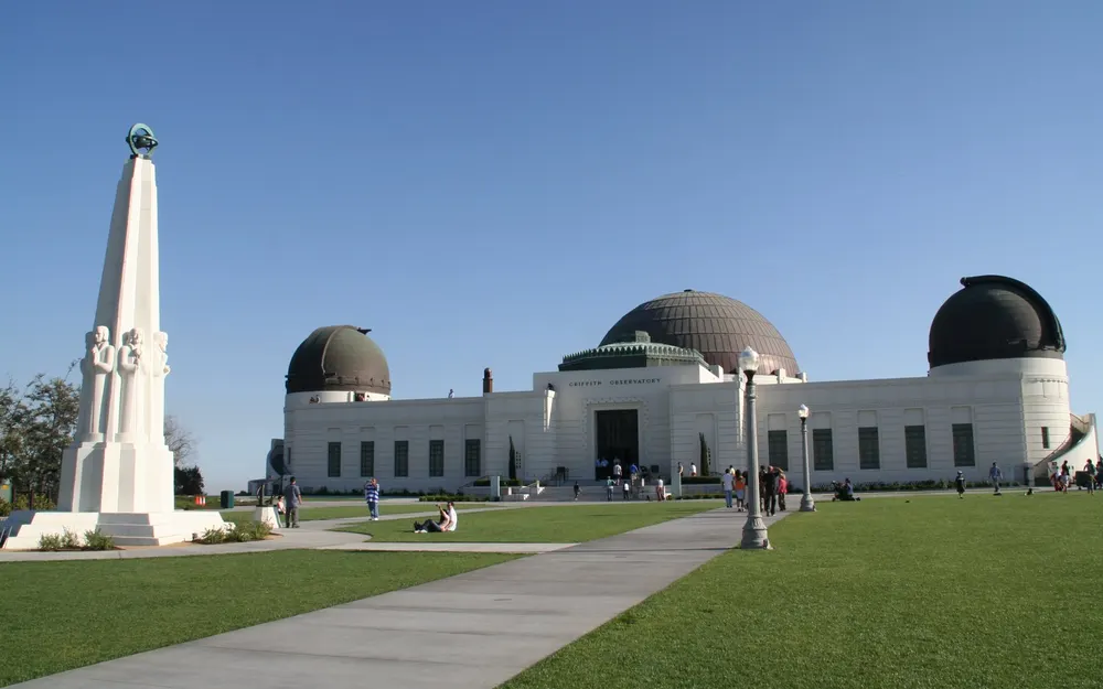 Griffith Observatory above Los Angeles