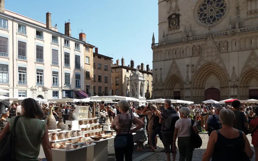 Place Saint-Jean in Vieux Lyon