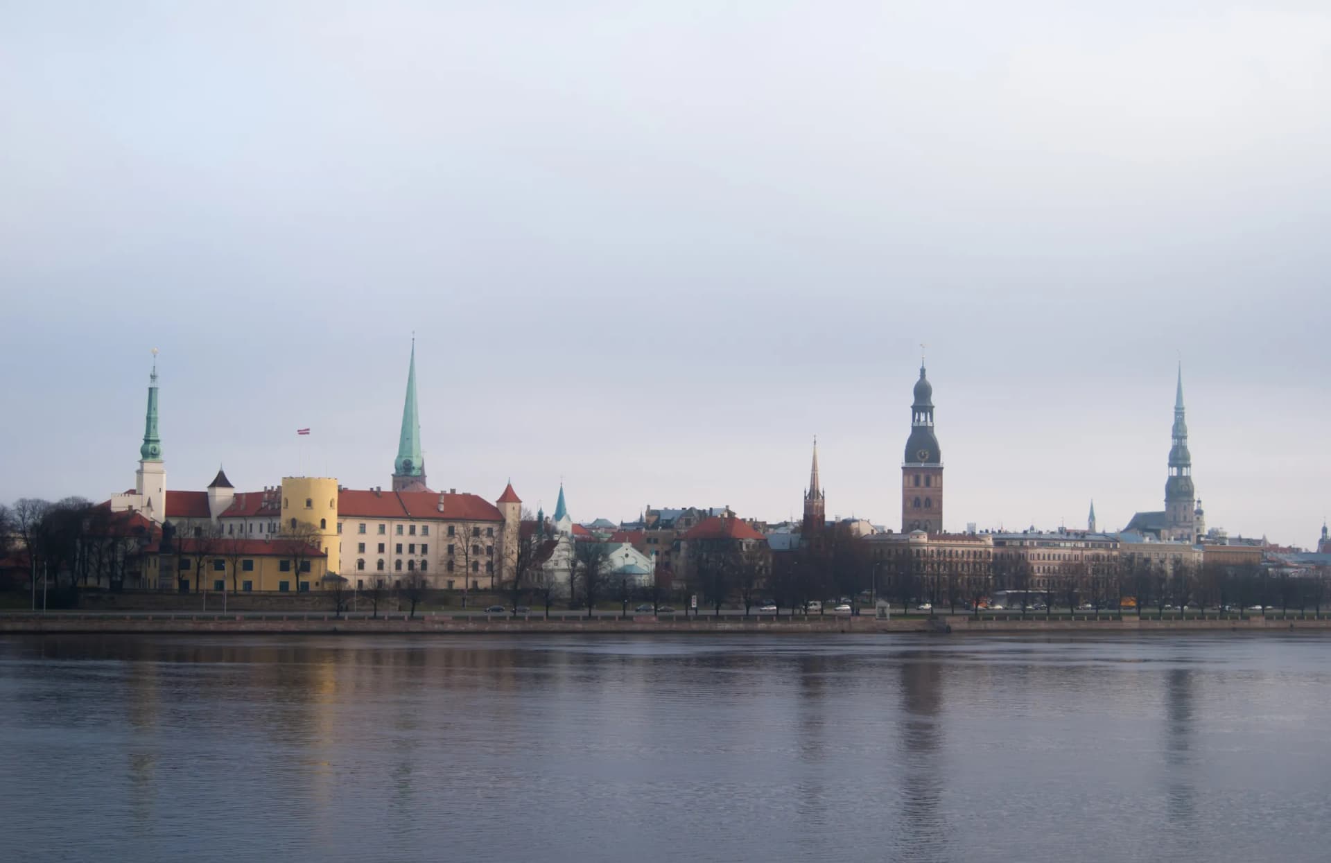 Riga city skyline