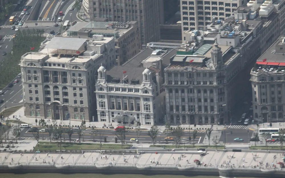 Historic buildings along the Bund, Shanghai
