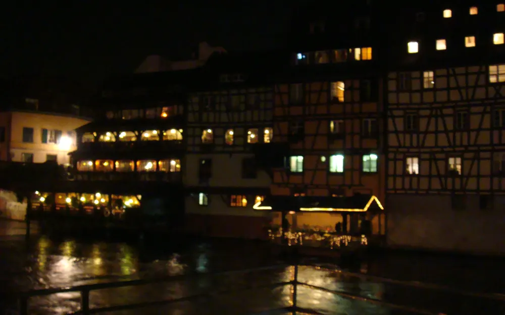Petite France at night, Strasbourg