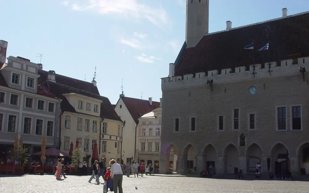Tallinn Old Town square