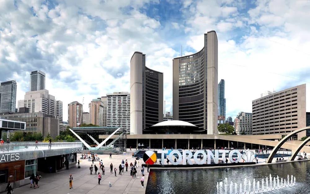 Nathan Phillips Square and Toronto City Hall