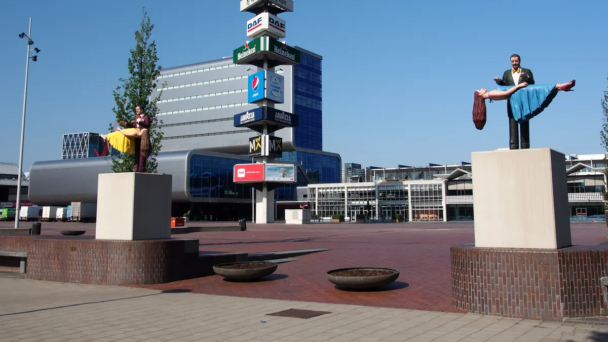 Europaplein entrance of the RAI Amsterdam convention center