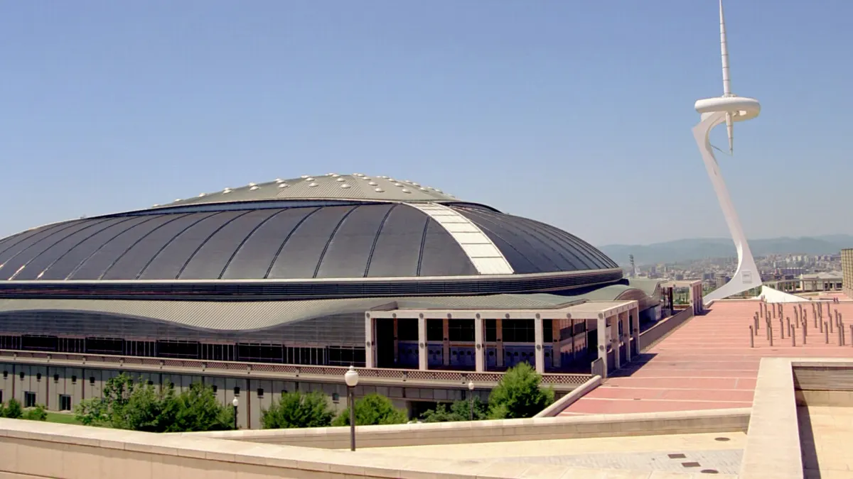 Palau Sant Jordi arena on Montjuïc, Barcelona