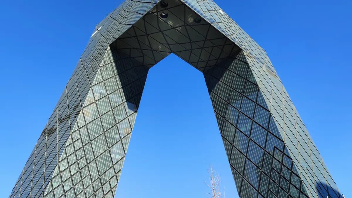 CCTV Headquarters in Beijing's central business district