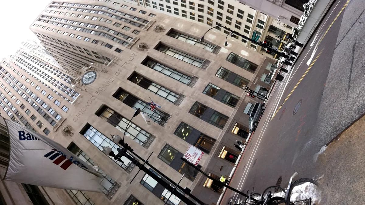 Chicago Board of Trade Building on LaSalle Street