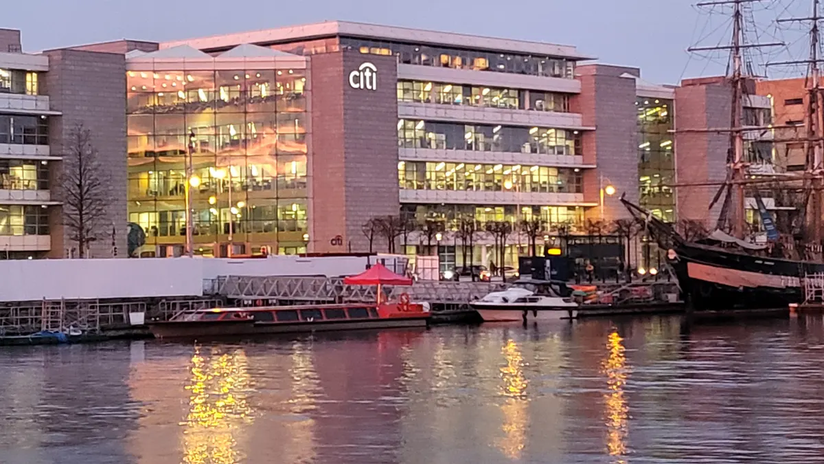 Financial offices at the IFSC on the Dublin docklands