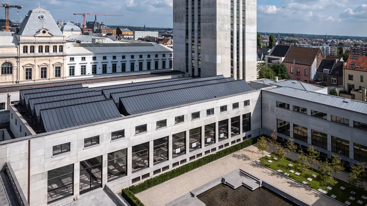Boekentoren (Book Tower), the landmark Ghent University library building