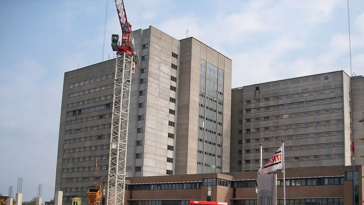 UZ Gent (Ghent University Hospital) tower building