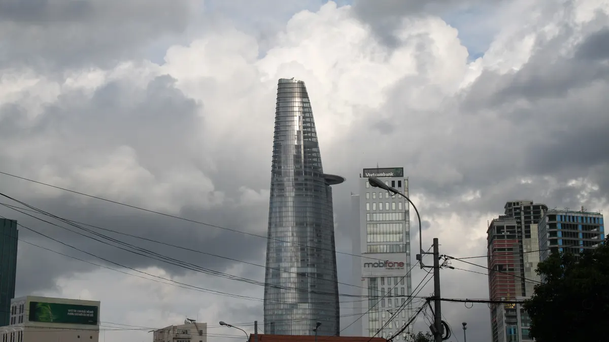 Bitexco Financial Tower in District 1, Ho Chi Minh City