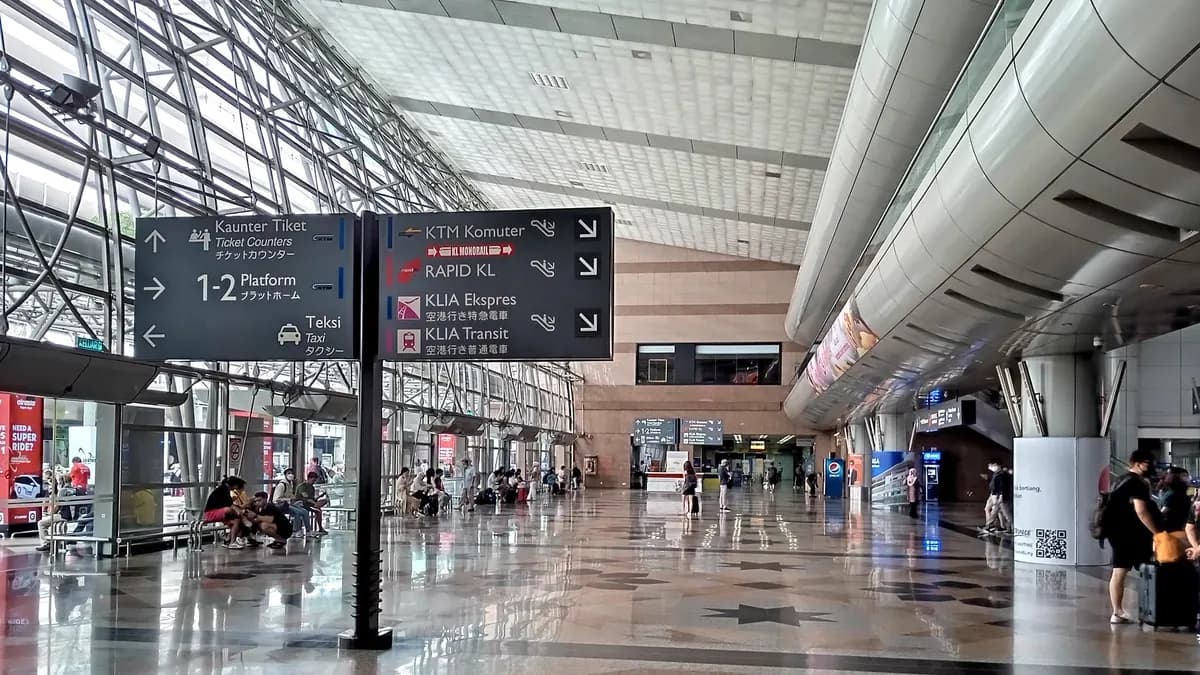 Concourse of KL Sentral station, Kuala Lumpur