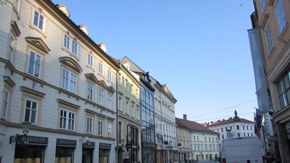 Mestni trg in Ljubljana's old town