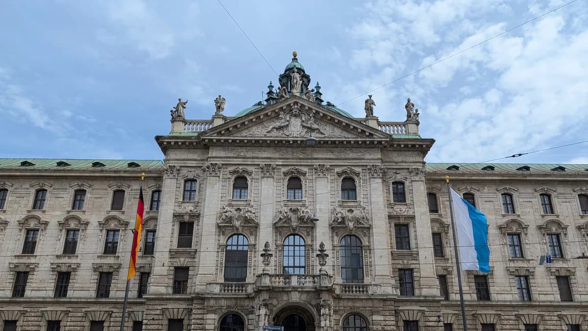 The Justizpalast (Palace of Justice) in Munich