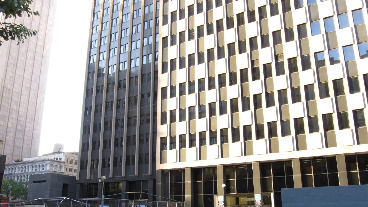 Jacob K. Javits Federal Building at 26 Federal Plaza in Manhattan, home of the New York Immigration Court