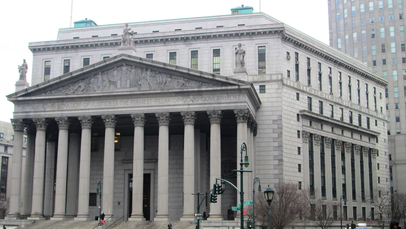New York State Supreme Courthouse at 60 Centre Street on Foley Square, Manhattan