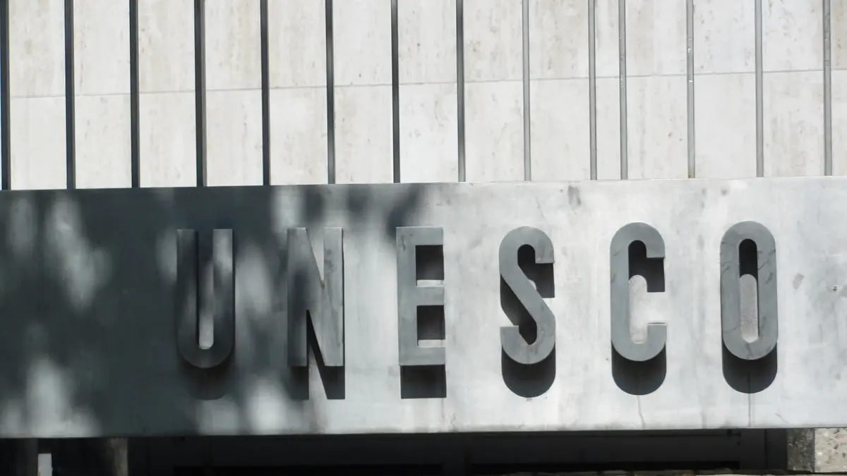 The UNESCO headquarters building in Paris