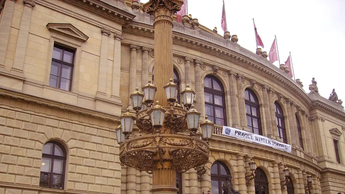 The Rudolfinum concert hall, Prague