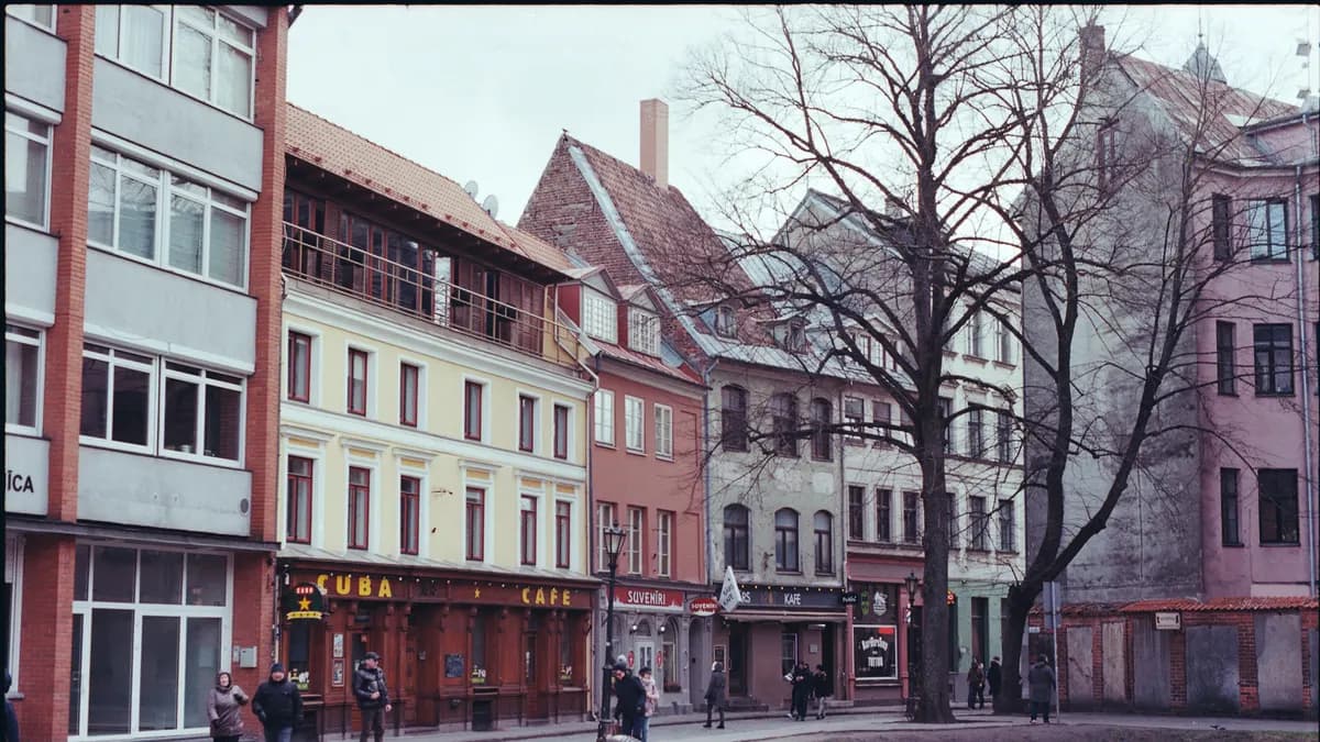 Jauniela street in Riga's Old Town