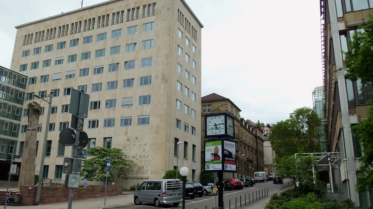 Court building of the Landgericht Stuttgart