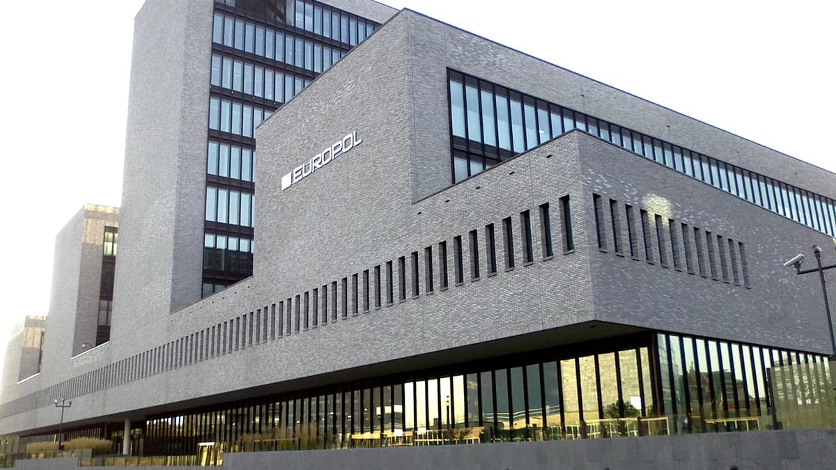 The Europol headquarters building in The Hague