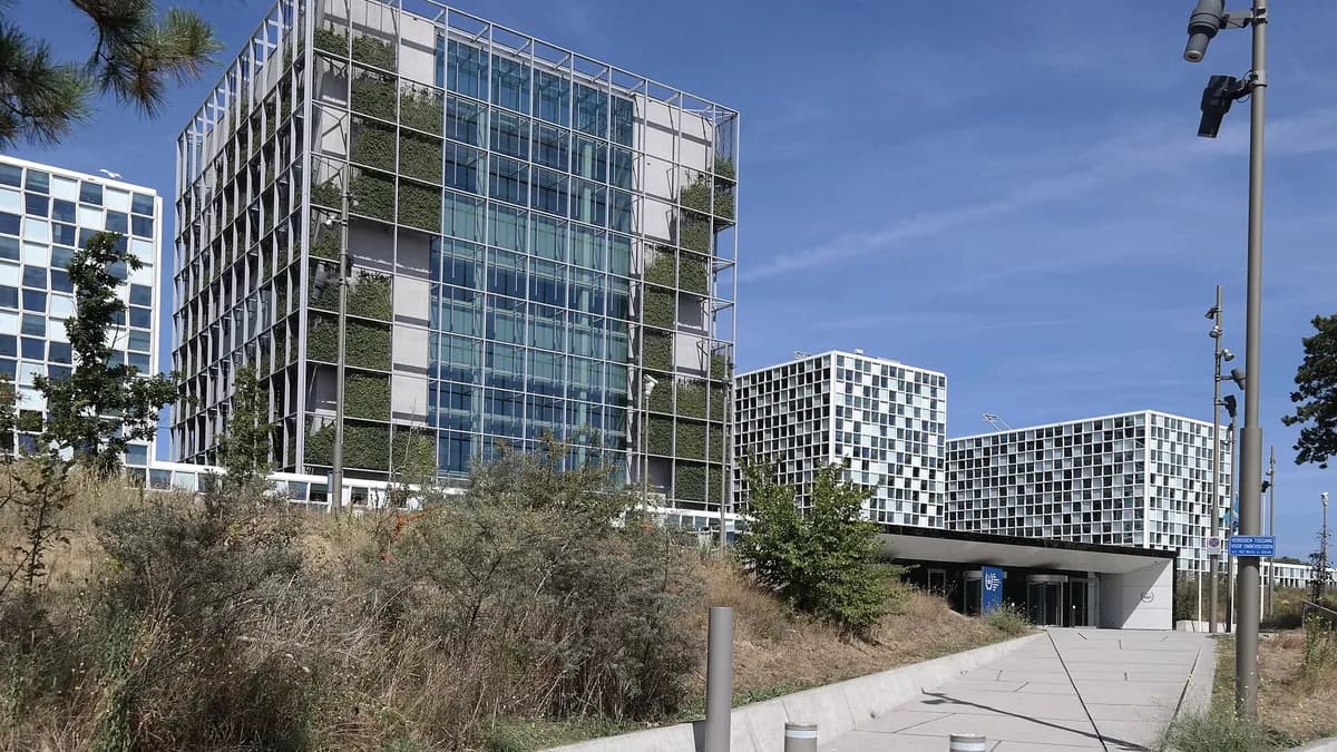 The International Criminal Court building in The Hague