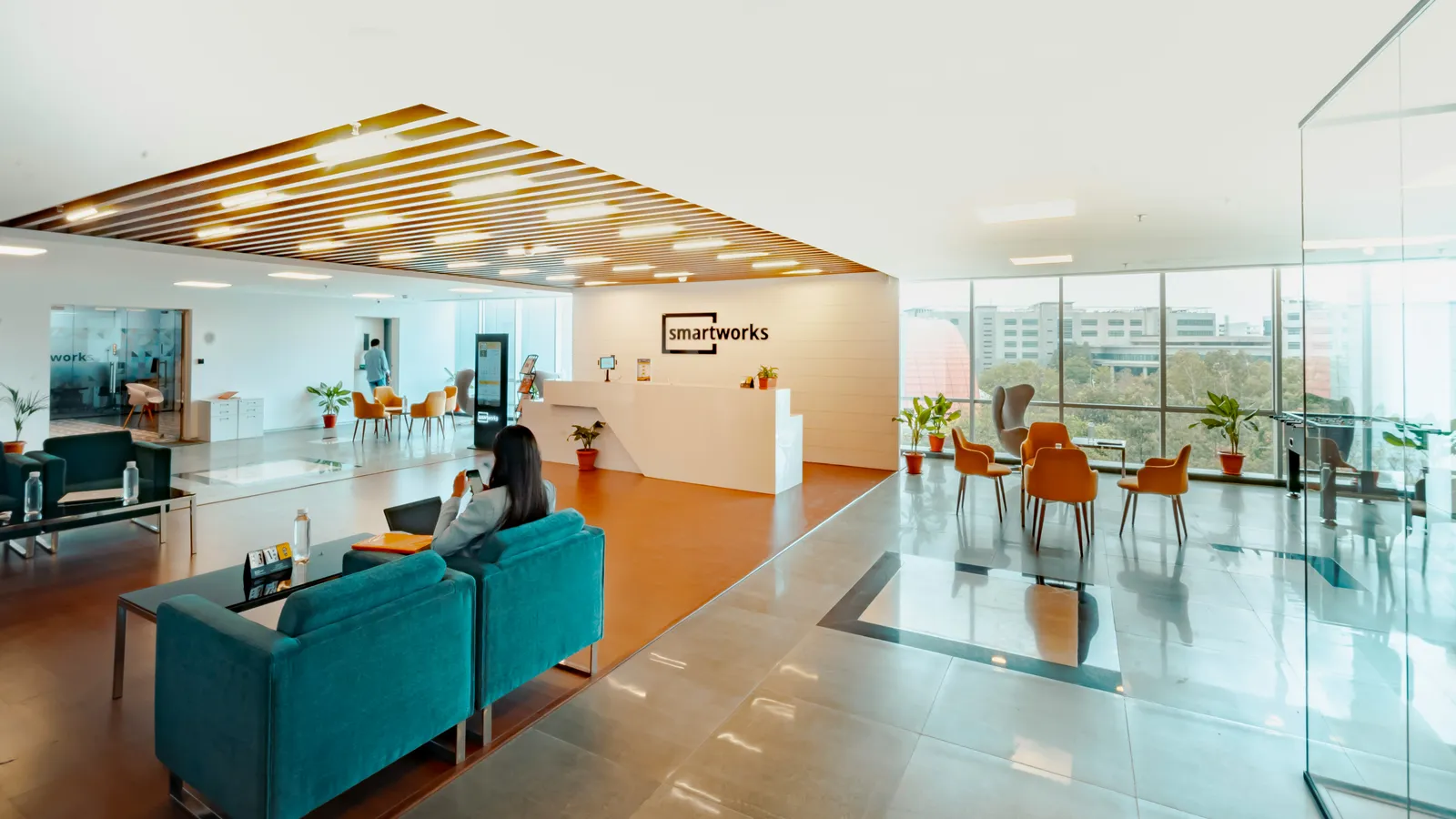 Office interior, representing immigration-office interpreting