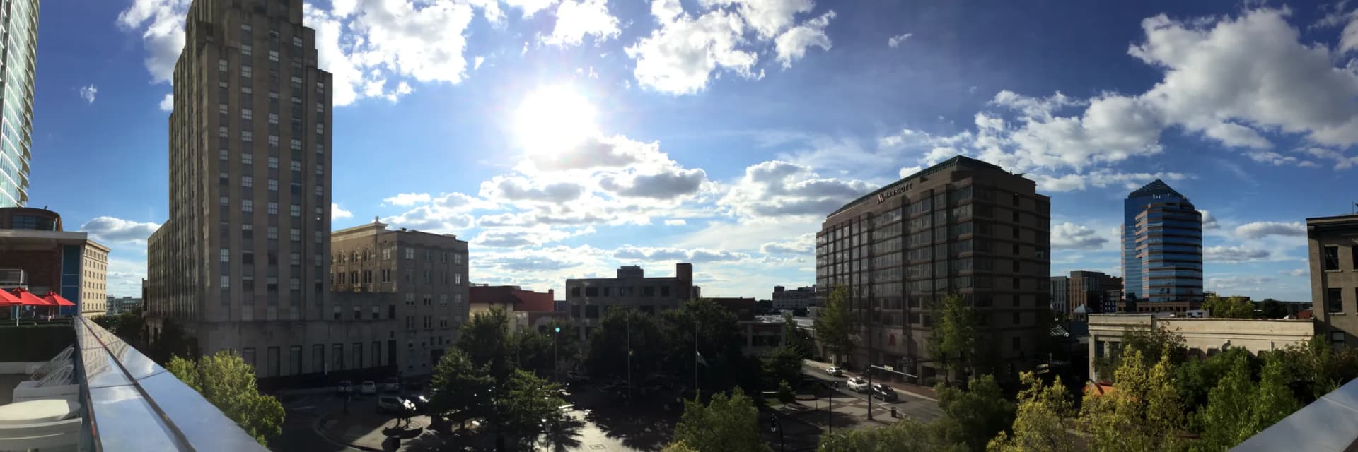 Durham, North Carolina skyline panorama