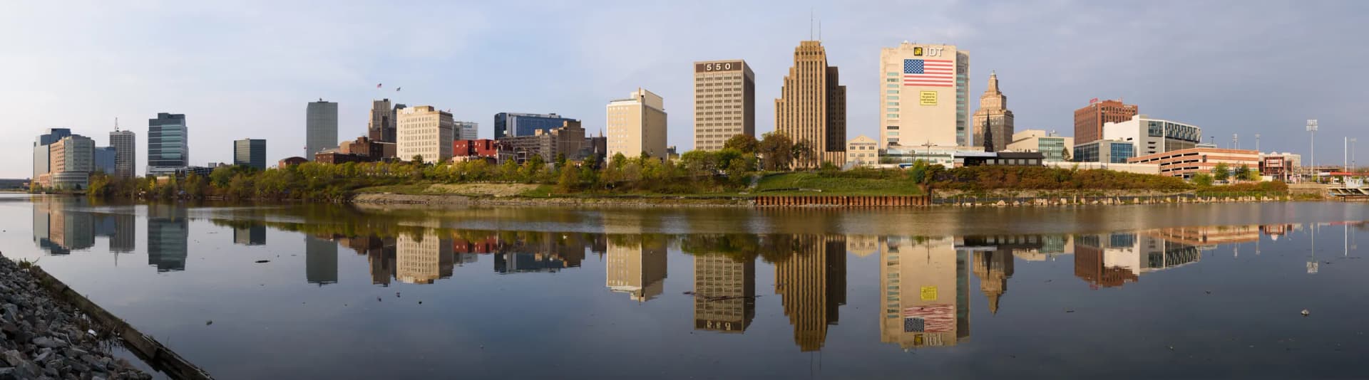 Newark, New Jersey skyline panorama