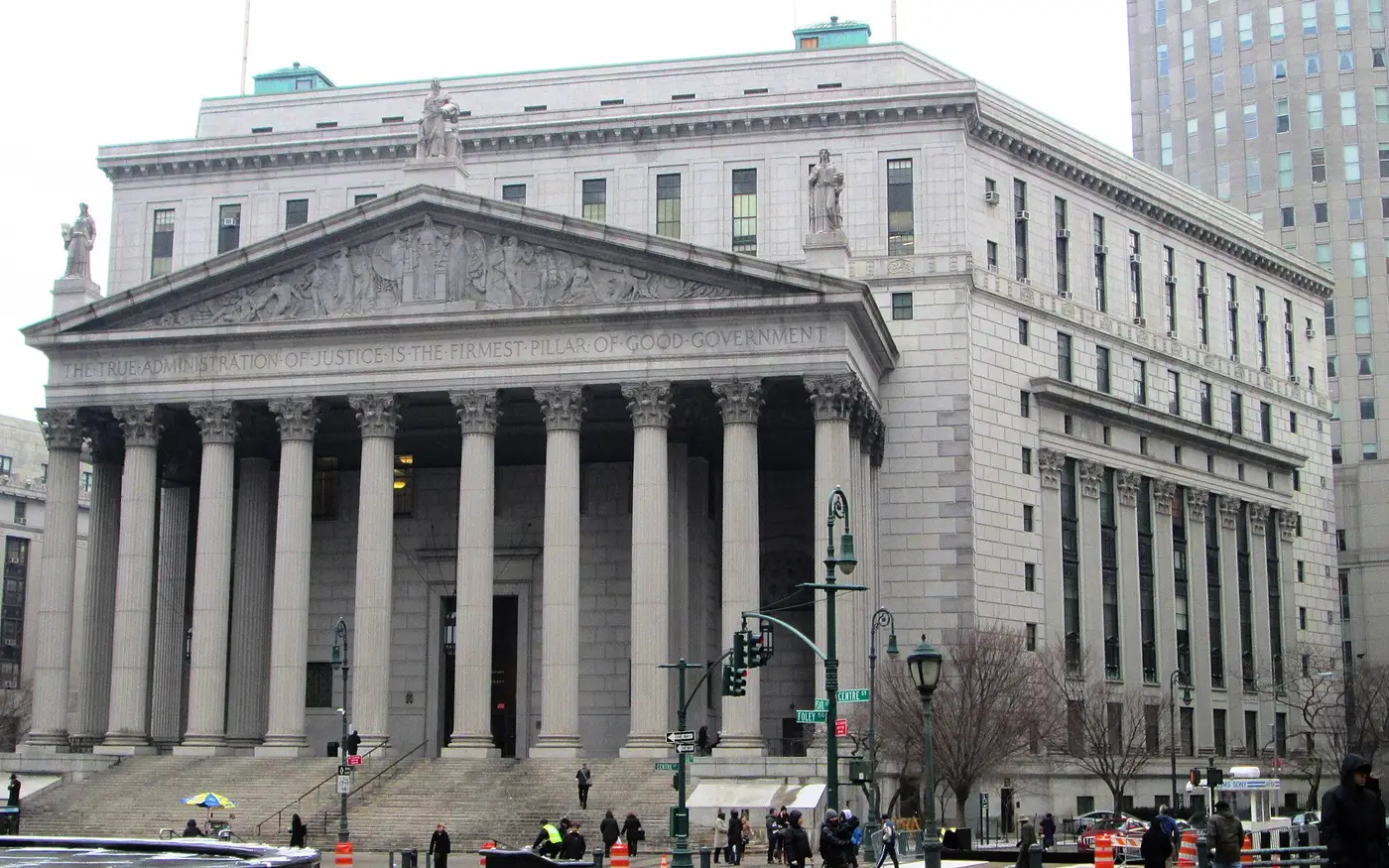 New York State Supreme Court building at 60 Centre Street, Manhattan