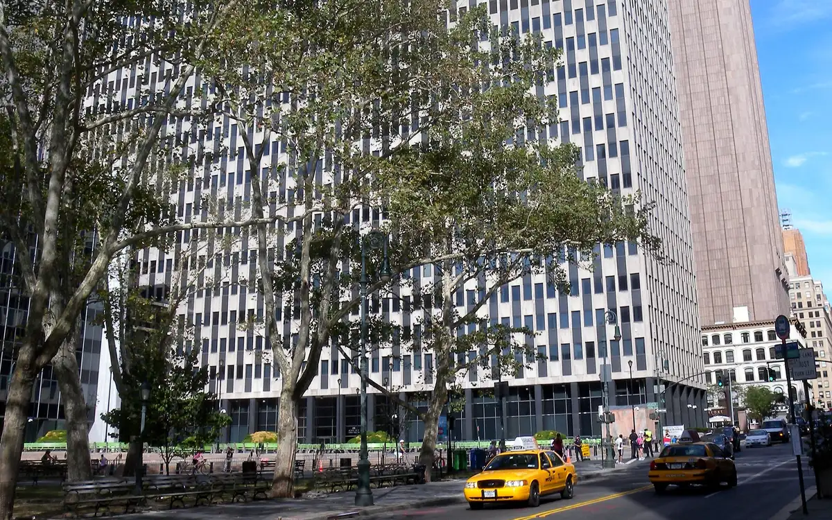 Jacob K. Javits Federal Building at 26 Federal Plaza, home of the USCIS New York Field Office