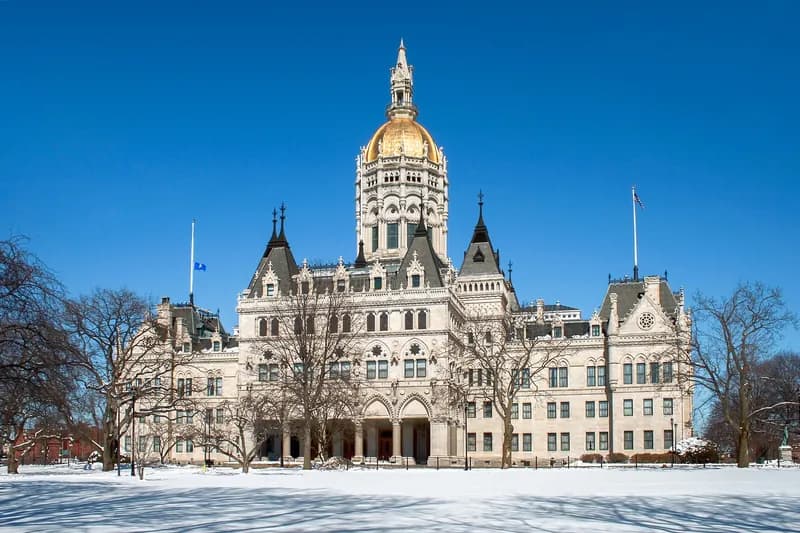 Connecticut State Capitol building, illustrating BeTranslated translation coverage in Connecticut