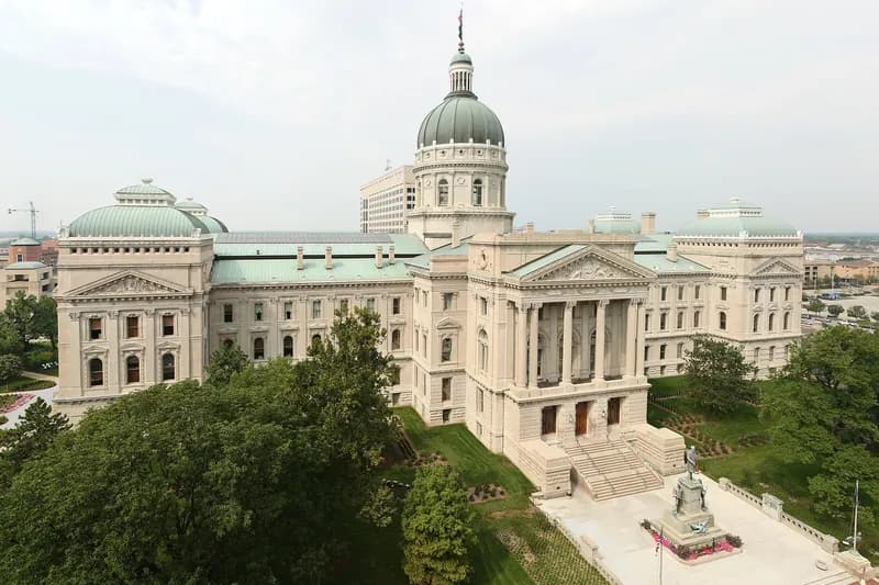 Indiana State Capitol building, illustrating BeTranslated translation coverage in Indiana