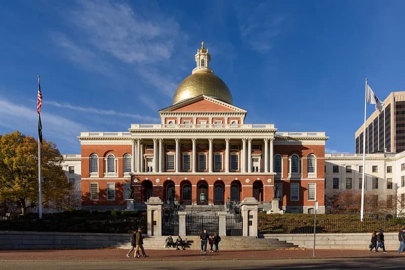 Massachusetts State Capitol building, illustrating BeTranslated translation coverage in Massachusetts