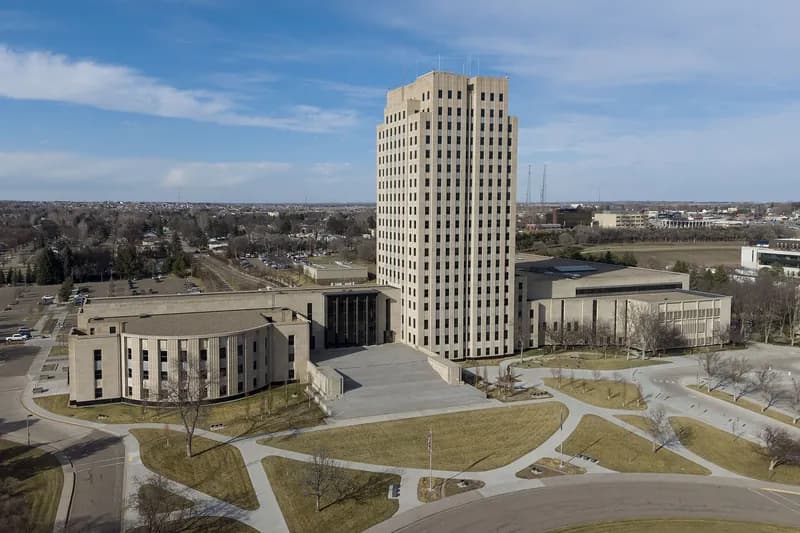 North Dakota State Capitol building, illustrating BeTranslated translation coverage in North Dakota