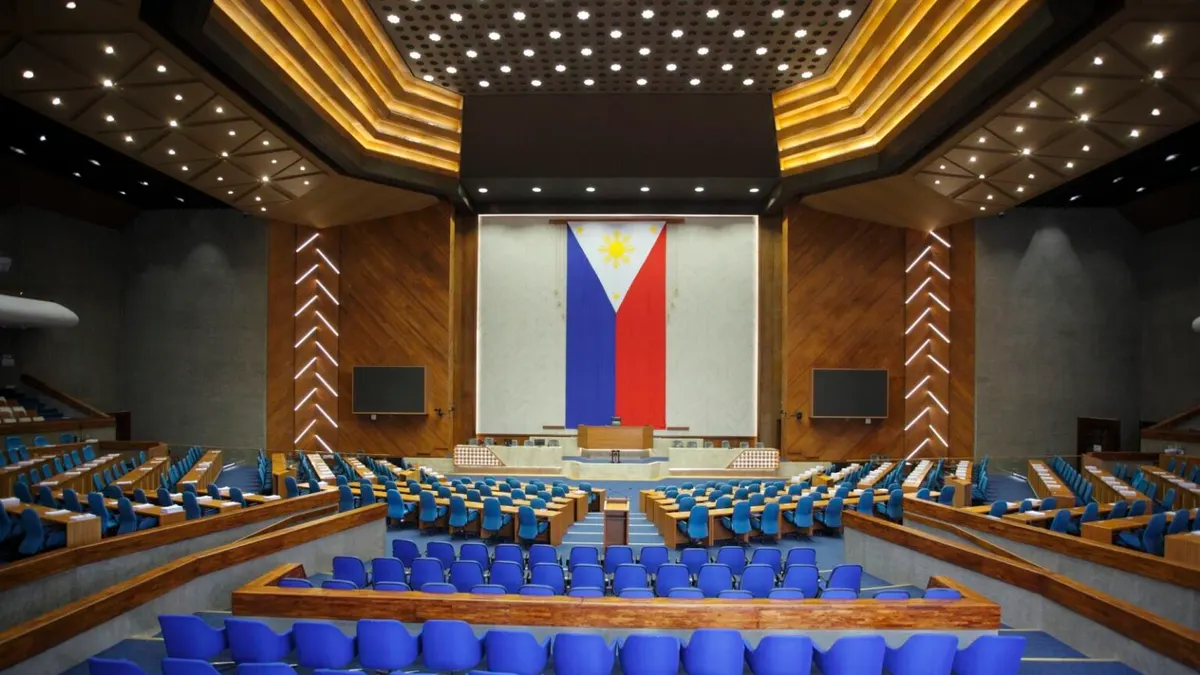 Plenary hall of the Batasang Pambansa, Quezon City