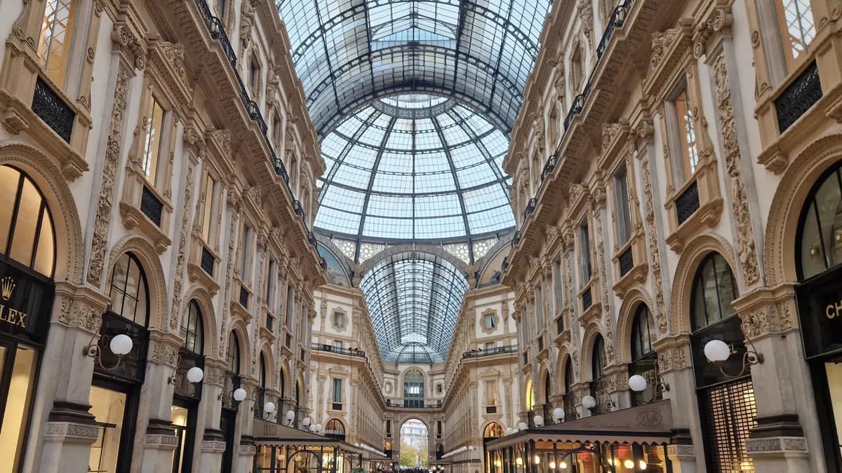 Galleria Vittorio Emanuele II, Milan's historic luxury shopping arcade