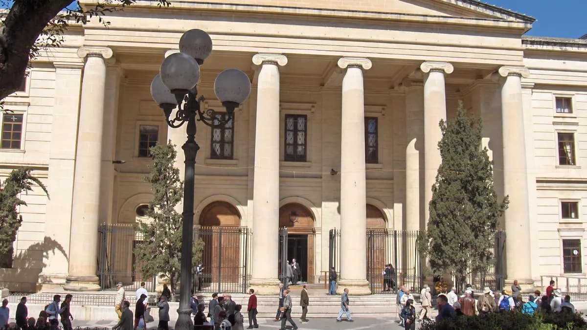 Courts of Justice on Republic Street, Valletta