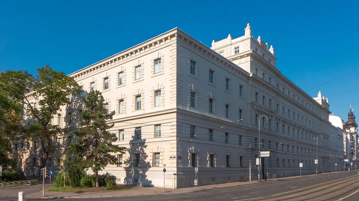 Landesgericht building on Landesgerichtsstrasse, Vienna