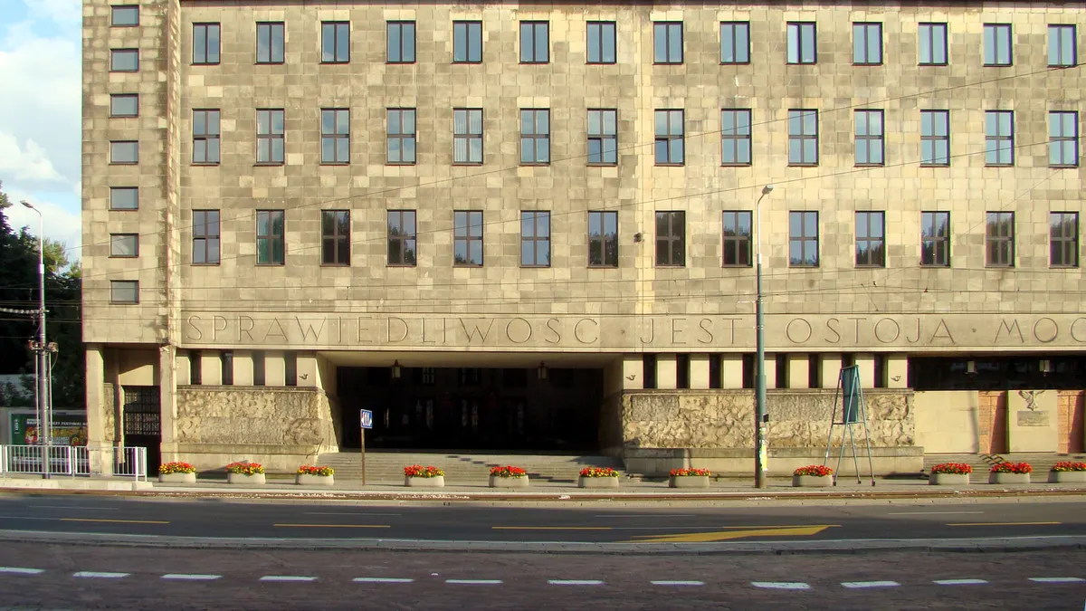 Court building in Warsaw