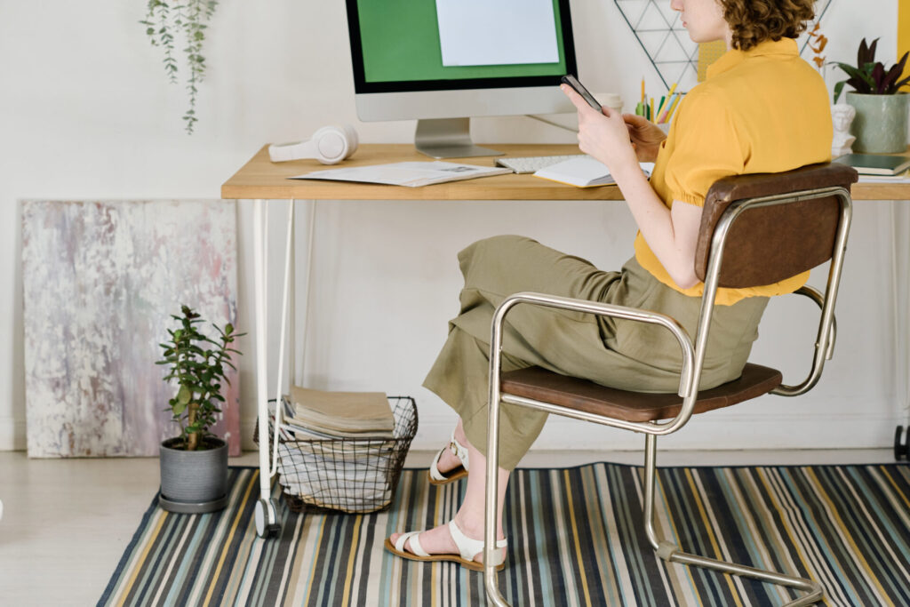 Ergonomic home workspace for professional translators