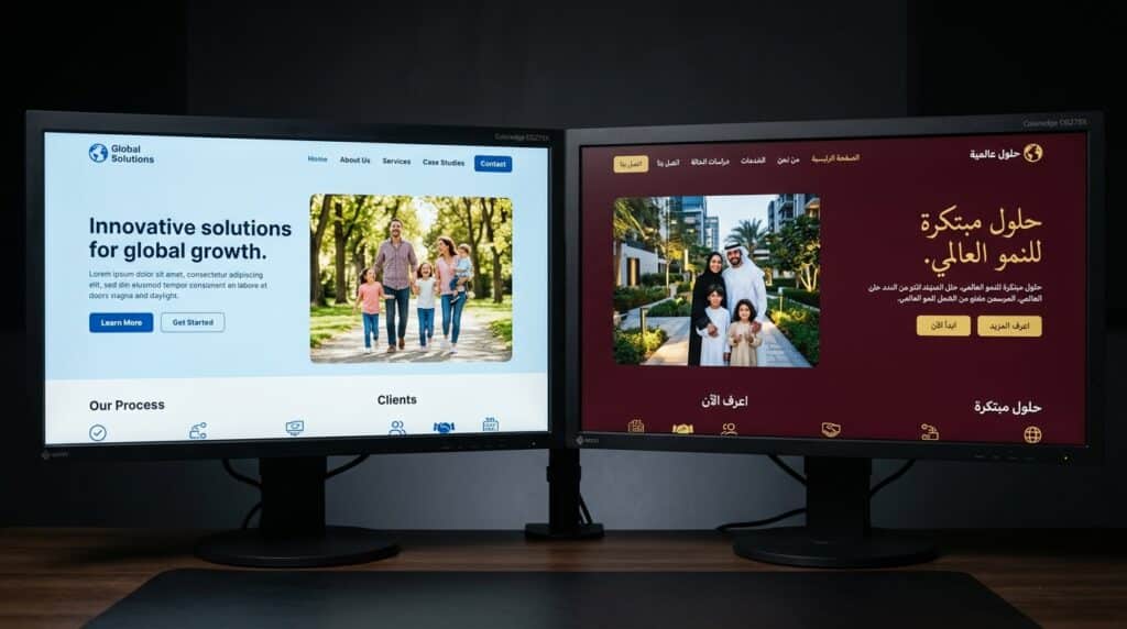 Website localization design and UI adaptation for different cultures