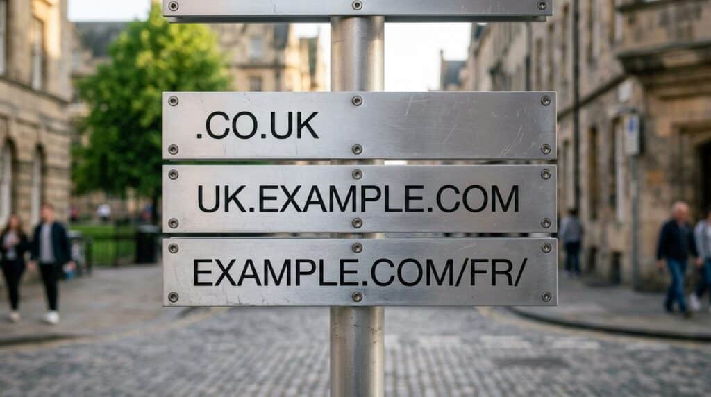 Website localization URL structure for international SEO